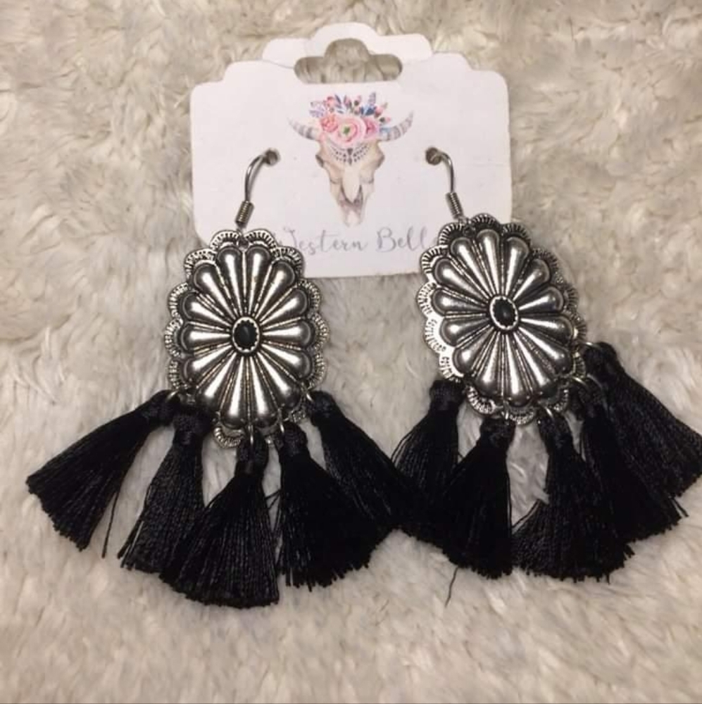 Western Belle Tassle Drop Earrings